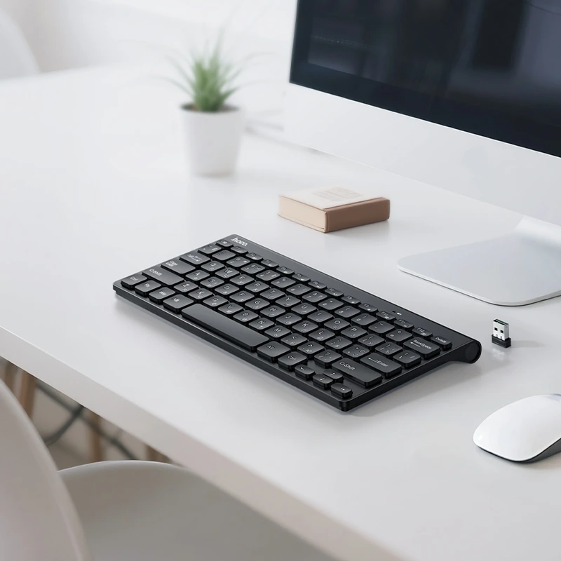 Клавіатура HOCO GM70 Dragon 2.4G wireless mini keyboard(Ukrainian version) Black — фото 7