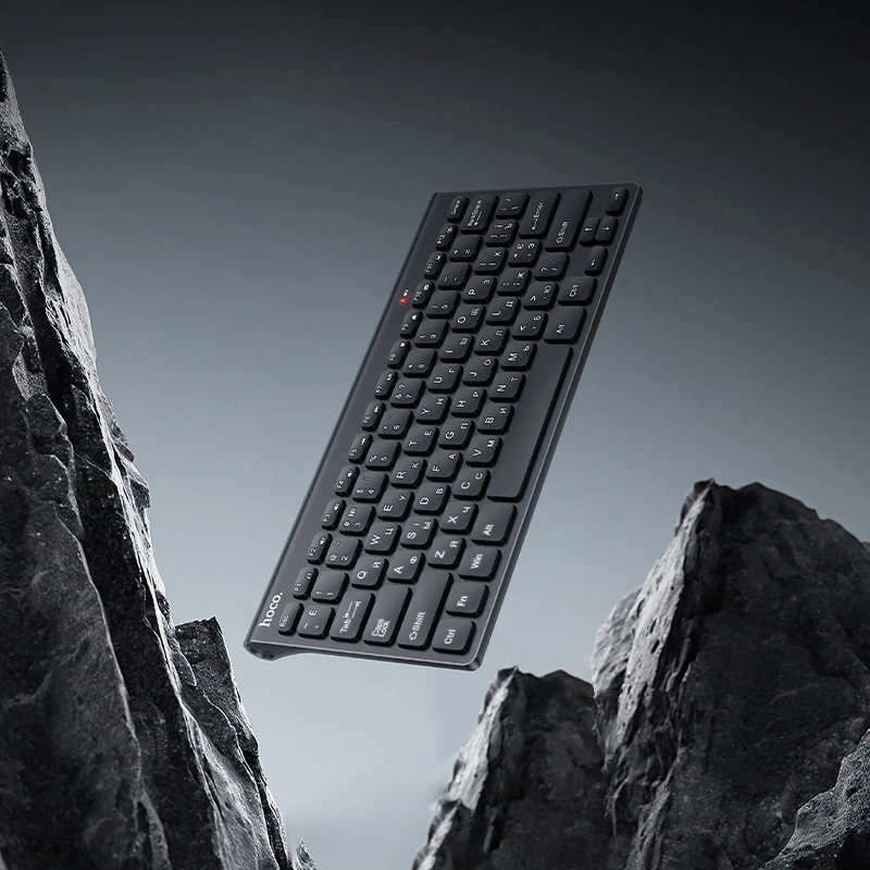 Клавіатура HOCO GM70 Dragon 2.4G wireless mini keyboard(Ukrainian version) Black — фото 8