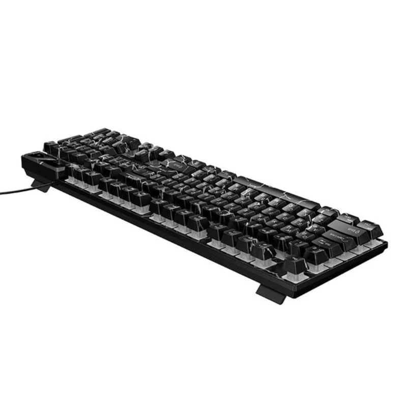 Клавіатура HOCO GM701 Trofeo wired gaming keyboard (Cyrillic version) Black — фото 4