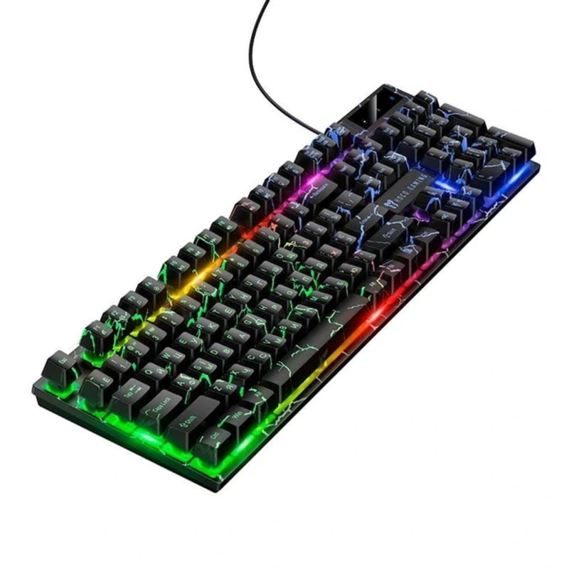 Клавіатура HOCO GM701 Trofeo wired gaming keyboard (Cyrillic version) Black — фото 5