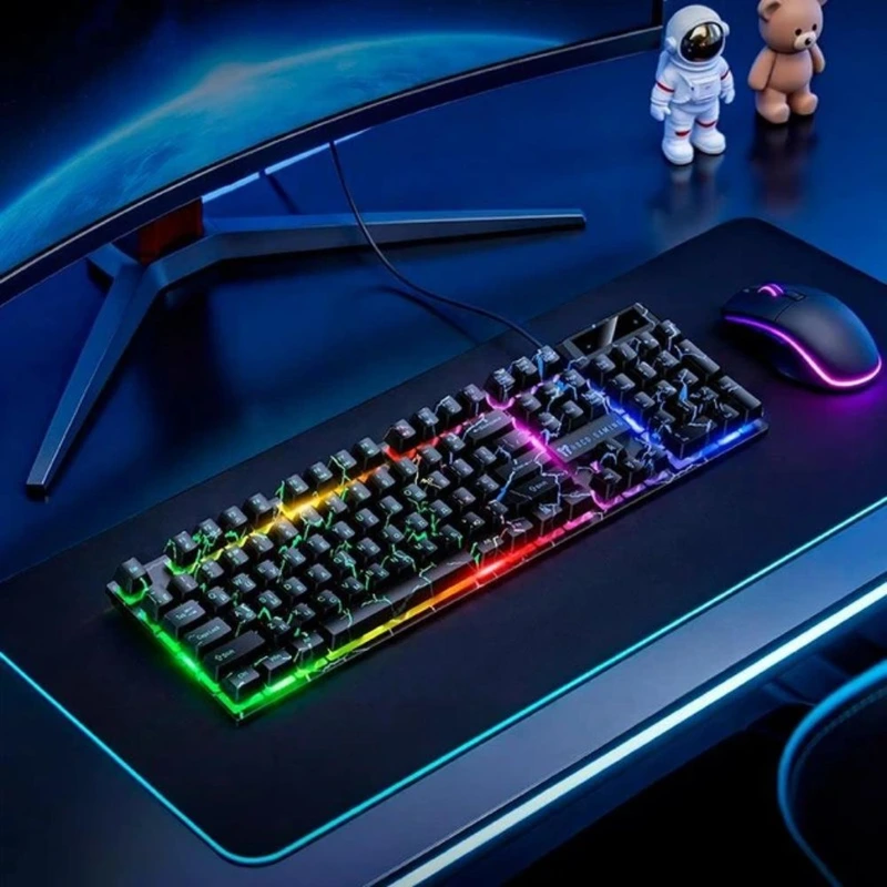 Клавіатура HOCO GM701 Trofeo wired gaming keyboard (Cyrillic version) Black — фото 6