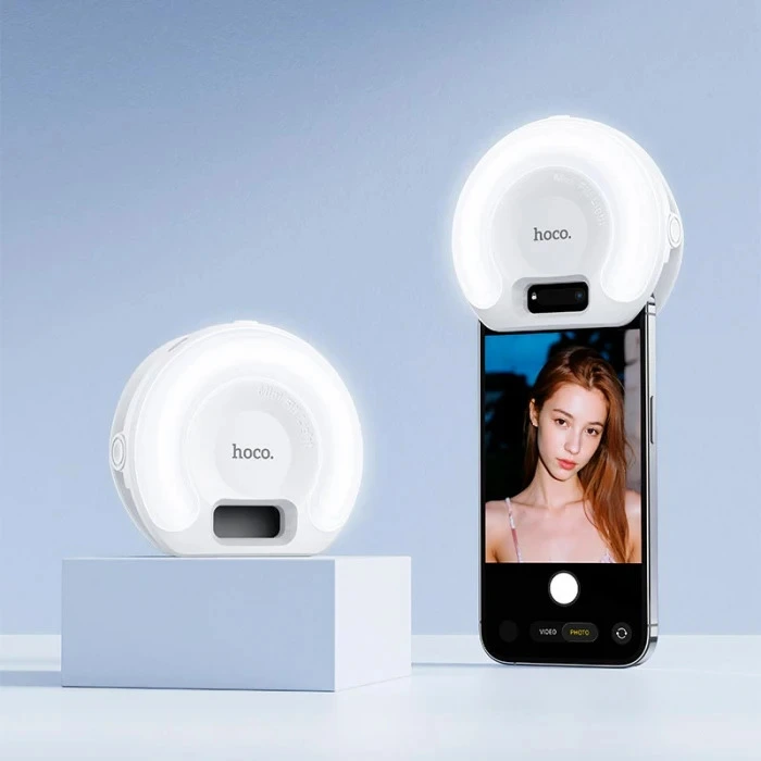Лампа на телефон HOCO K160 Olas fill light White — фото 7
