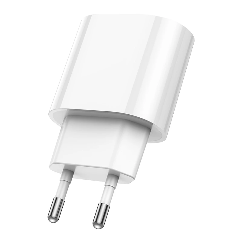 Мережевий зарядний пристрій HOCO C109A Fighter single port QC3.0 charger 18W White — фото 7