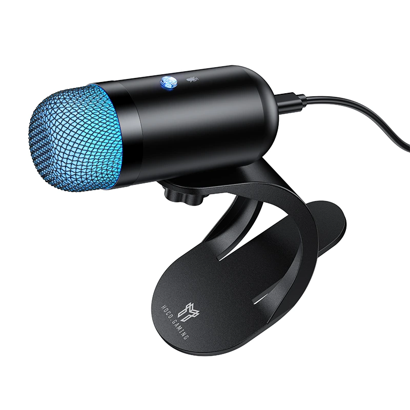Мікрофон настільний HOCO L50 Profit PC gaming microphone Black — фото 4
