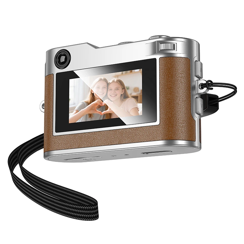 Міні цифрова фотокамера HOCO DV210 Mini digital camera Brown — фото 3