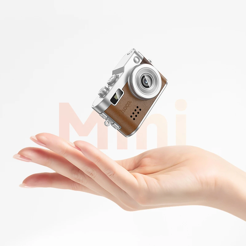 Міні цифрова фотокамера HOCO DV210 Mini digital camera Brown — фото 5