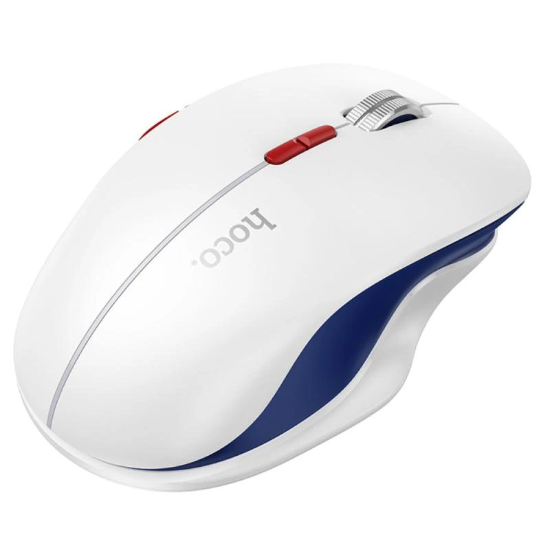Миша бездротова Hoco GM40 Dixon RGB dual-mode Space White