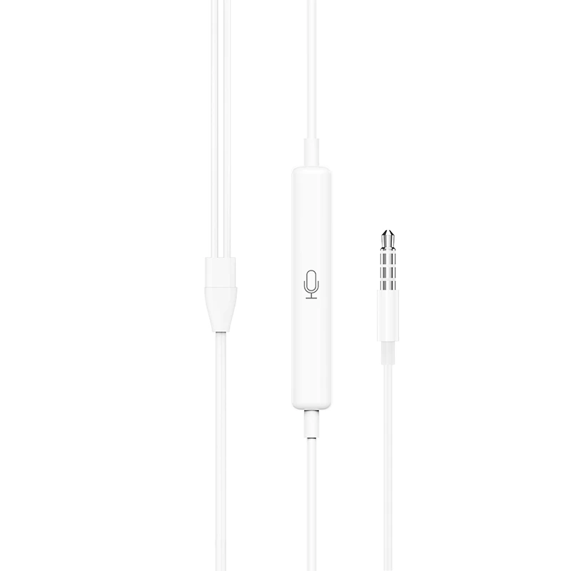 Навушники дротові HOCO M101 Crysta (3.5mm) White
