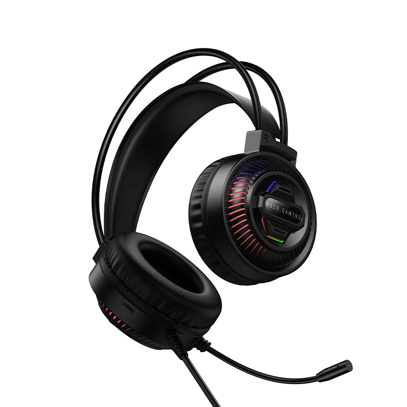 Навушники ігрові HOCO W118 Extreme gaming headphones Black — фото 4