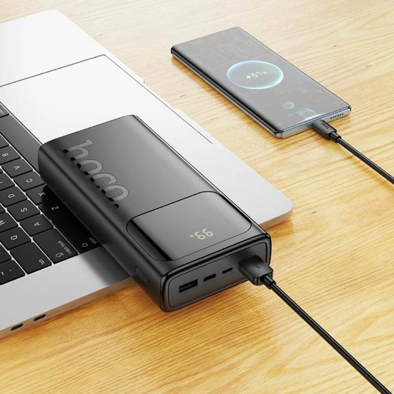 Power Bank Hoco J144A 2USB+Type-C (30000mAh) Чорний