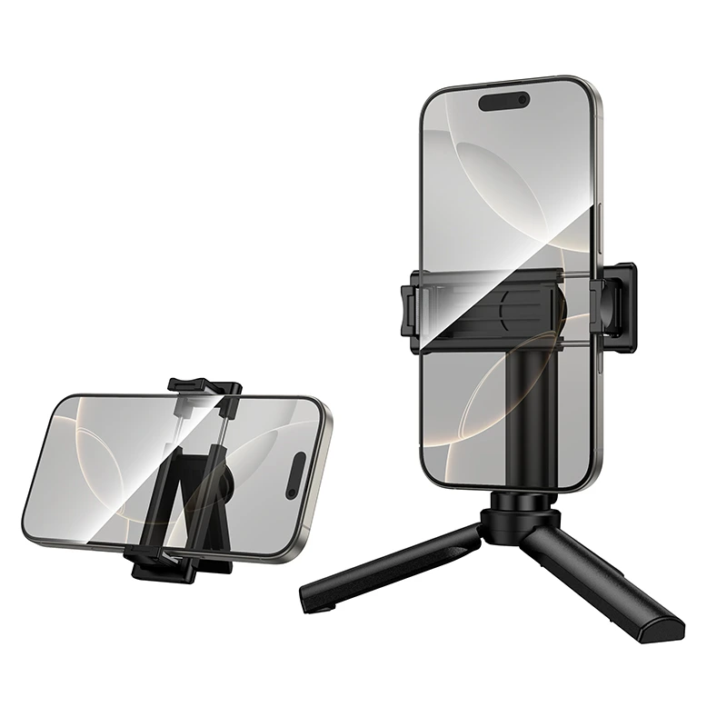 Штатив HOCO K100 Prestigio mini tripod Black — фото 4