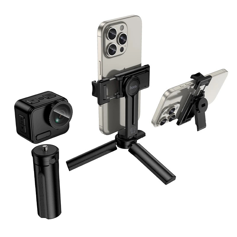 Штатив HOCO K100 Prestigio mini tripod Black — фото 7