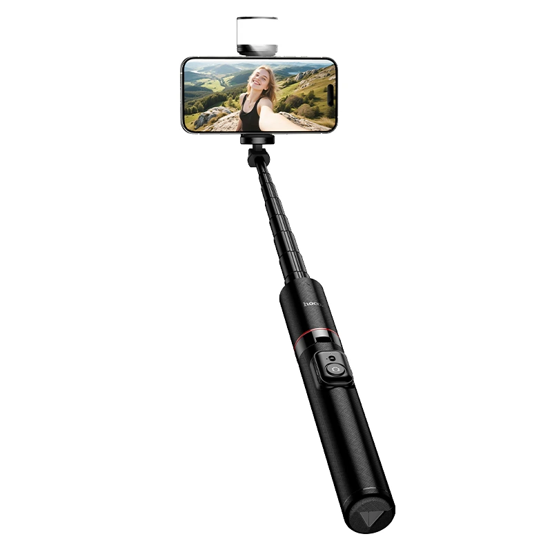 Штатив HOCO K34 Spring live broadcast holder with fill light Black — фото 4