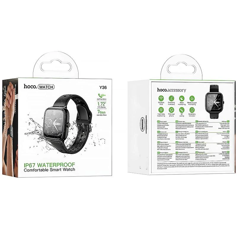 Смарт-годинник Hoco Y36 Smart sports watch (call version) Silver