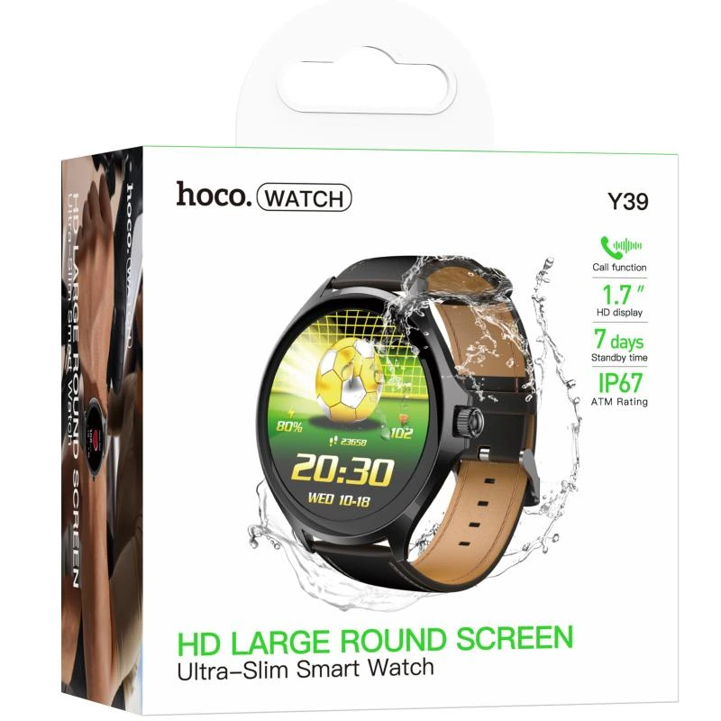 Смарт-годинник Hoco Y39 Smart sports watch (call version) Silver