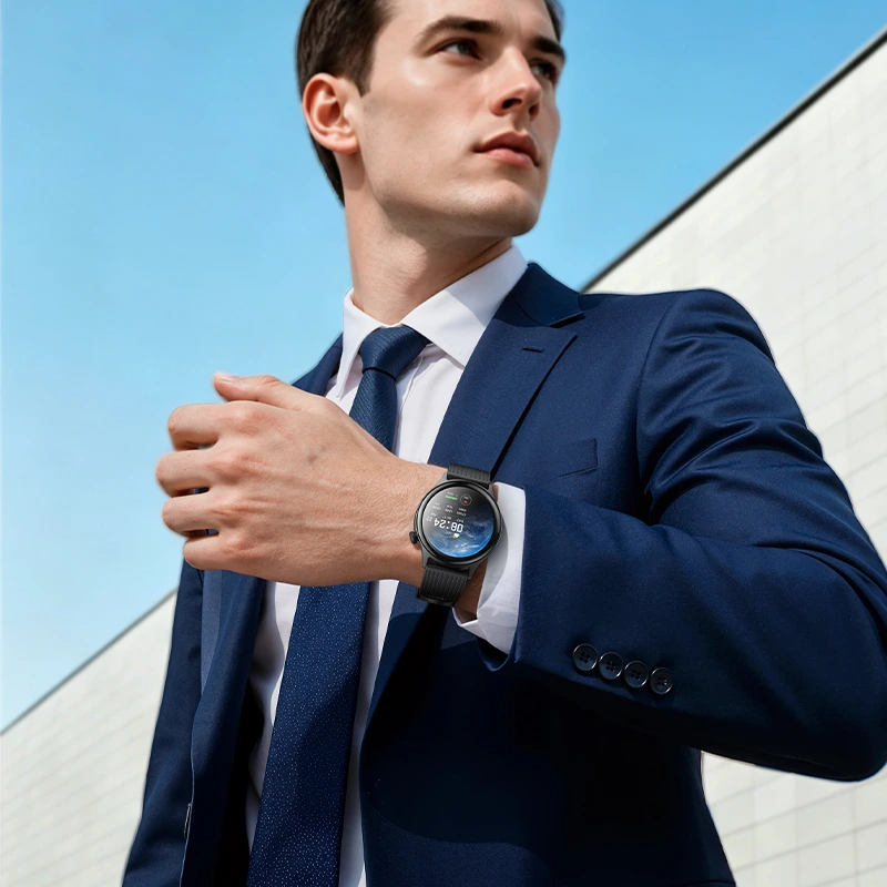 Смарт-годинник HOCO Y46 Smart watch (call+Find My) Black — фото 5