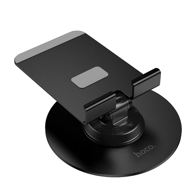Тримач для телефона HOCO HD15 Suntuoso desktop stand Black — фото 5