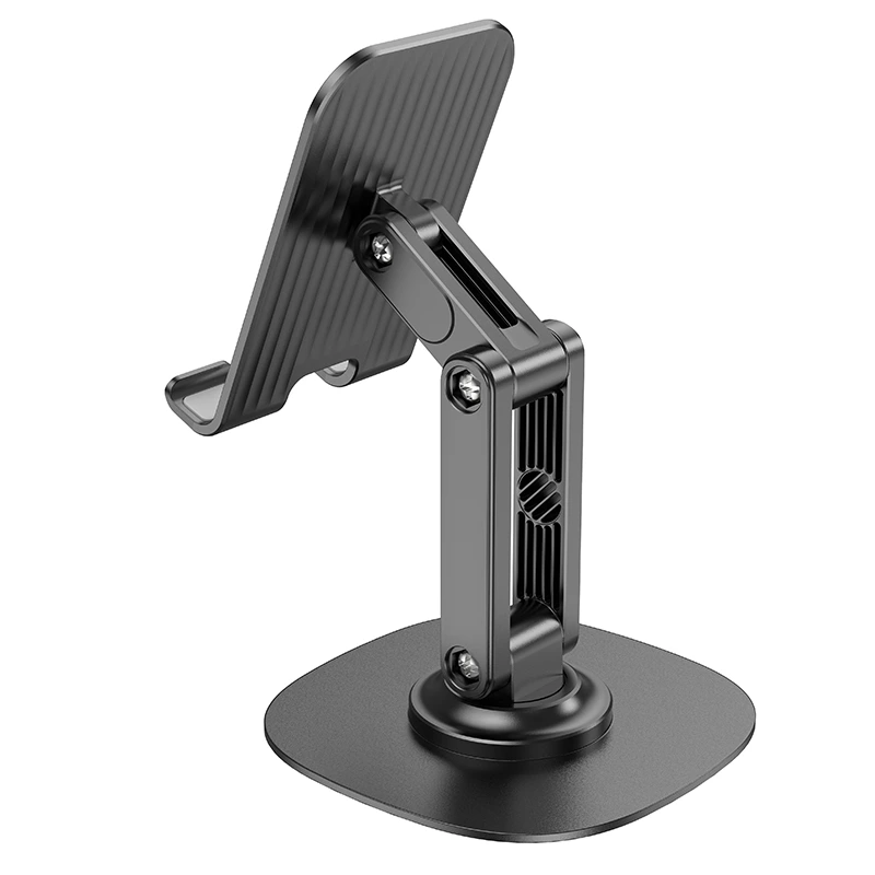 Тримач для телефона HOCO HD6 Winner dual-axis rotating desktop stand Black — фото 5