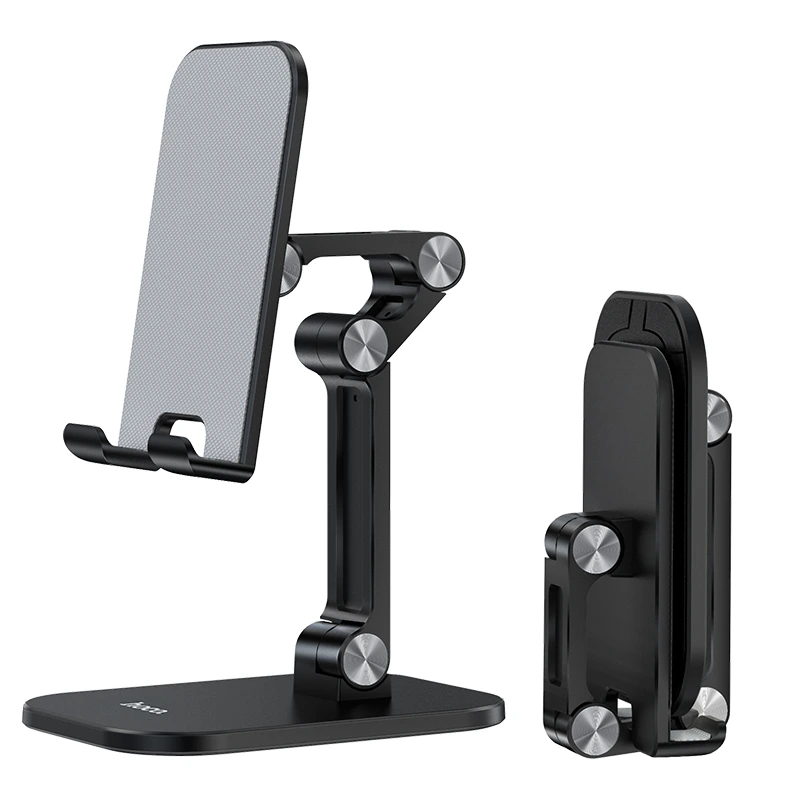 Тримач для телефона HOCO PH34 Excelente double folding desktop stand Black — фото 3