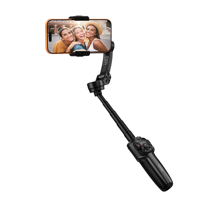 Триосьовий стабілізатор HOCO K91 Three-axis intelligent gimbal Black — фото 4