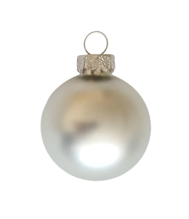 Ялинкові скляні кульки House of Seasons, комплект 20 шт, Ø 4 см, срібні