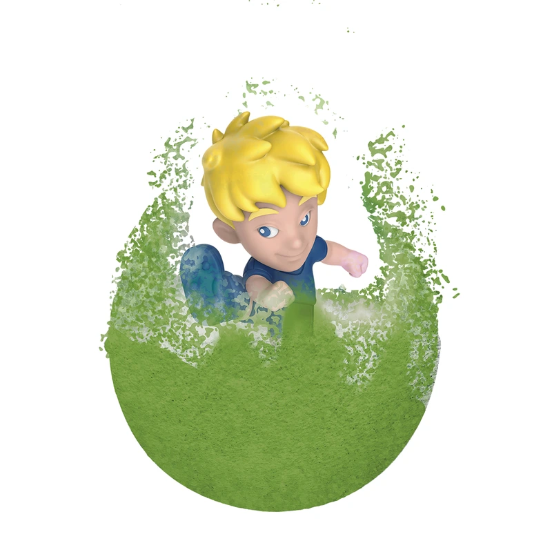 Ароматна бомбочка для ванни з іграшкою Inkee - ФУТБОЛ (у диспл., в асорт.)