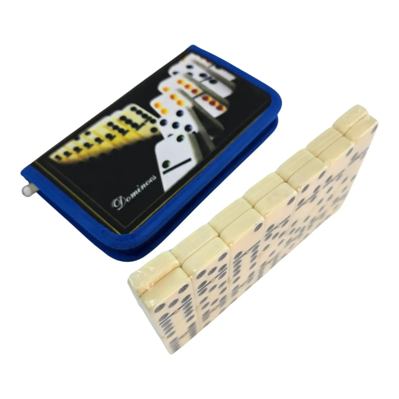 Доміно в чорно-синьому кейсі (19,5х12х2,5 см)