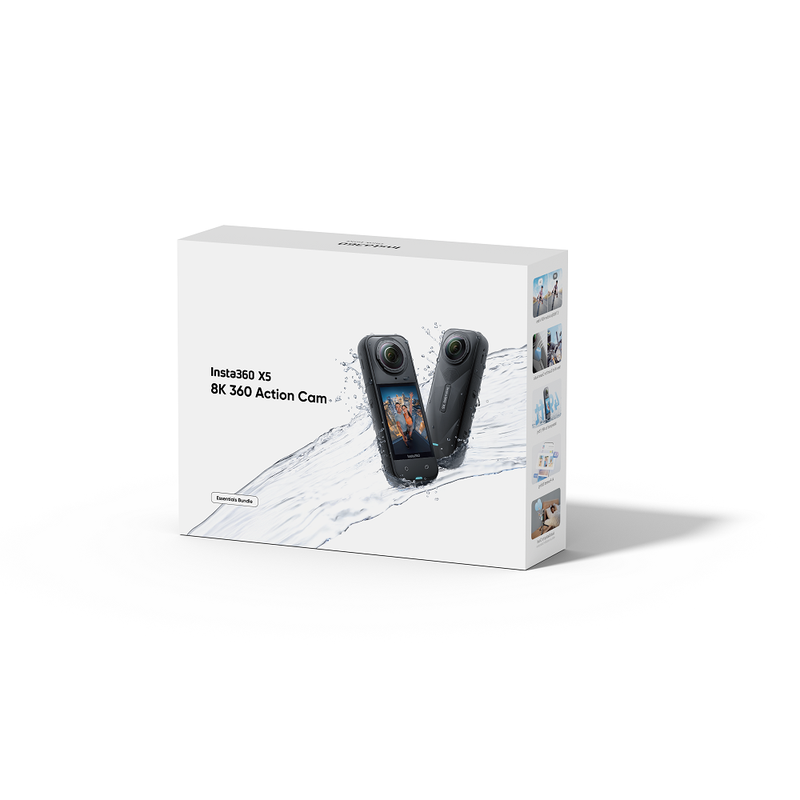 Екшн-камера Insta360 X5 Essential Bundle  (Black)