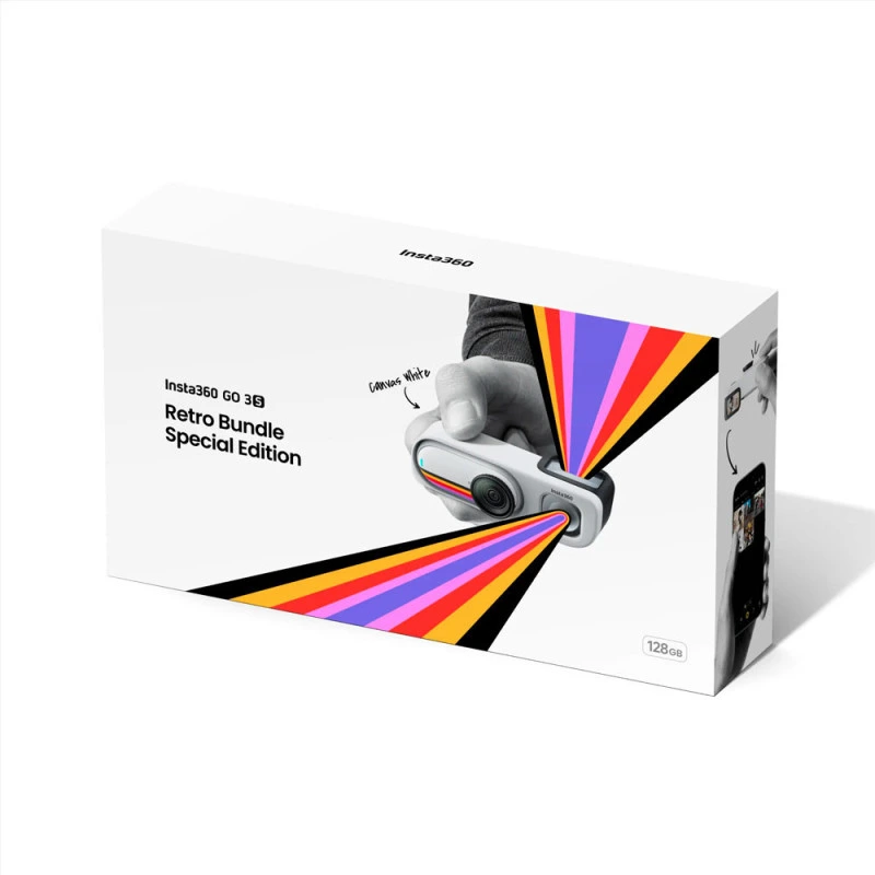 Екшн-камера Insta360 GO 3S Retro Bundle (Special Edition) Canvas White 128G
