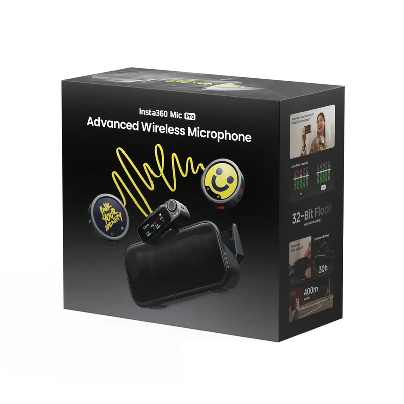 Мікрофонна радіосистема Insta360 Mic Pro (2TX+1RX)