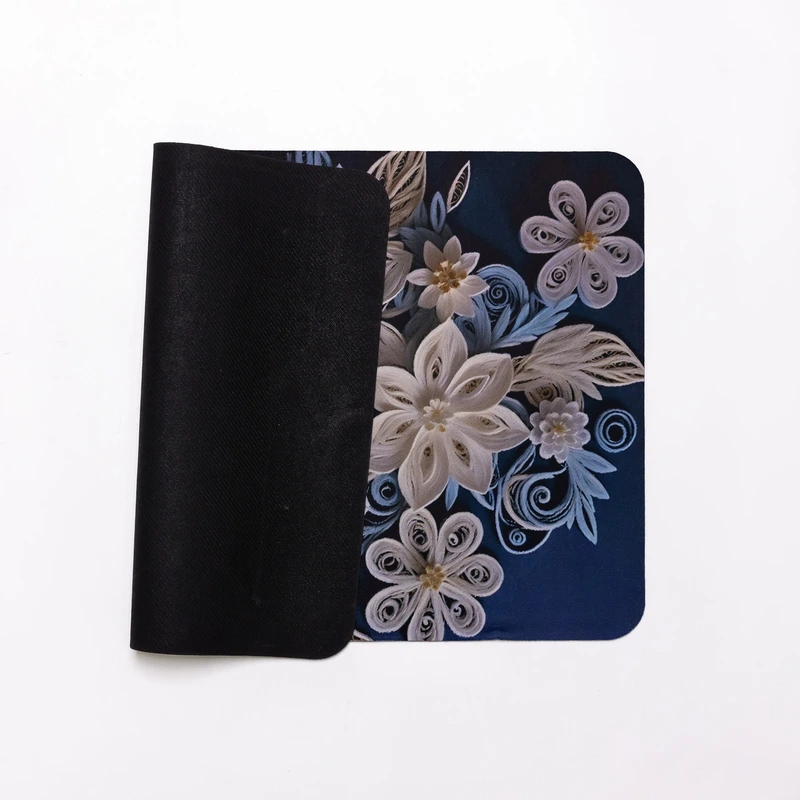 Антиковзний 3D-килимок для ванної кімнати з м'якого діатоміту 38×58 (см) вологопоглинальний килимок для дому ванни туалету Синій HP-42-61