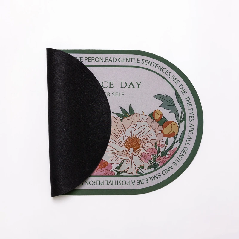 Діатомітовий овальний килимок для дому Have A Nice Day 38×58 (см) вологопоглинальнючий килимок для кухні ванни та туалету HP-42-59