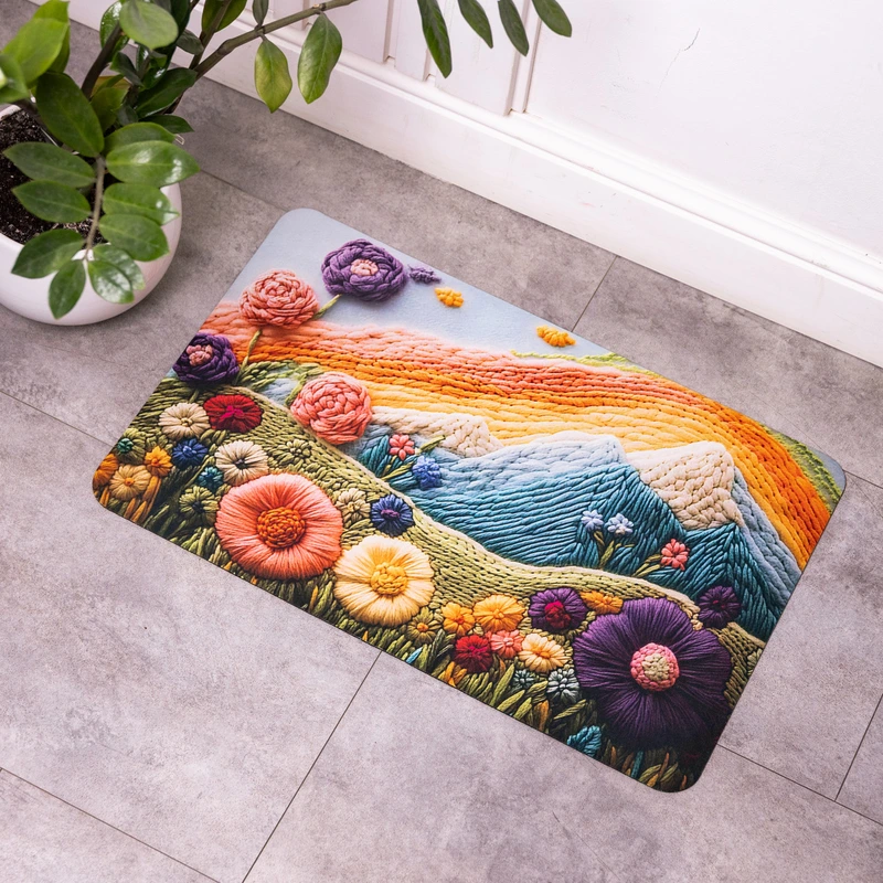 Килимок діатомітовий з 3D-ефектом Sunset Meadow 58*38 см універсальний HP-42-33 — фото 4