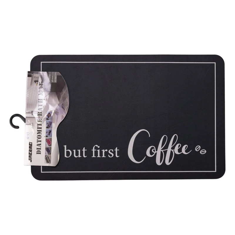Килимок для кухні But first Coffee 58*38 см діатомітовий HP-42-43 — фото 3