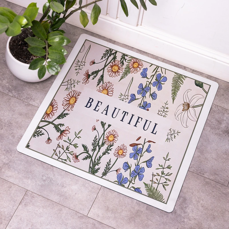 Килимок для ванної кімнати Beautiful 58*58 см діатомітовий HP-42-13 — фото 4