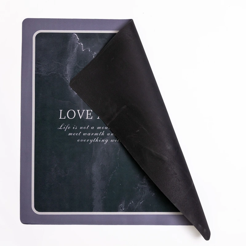 Килимок для ванної кімнати Love and freedom 58*58 см діатомітовий HP-42-10