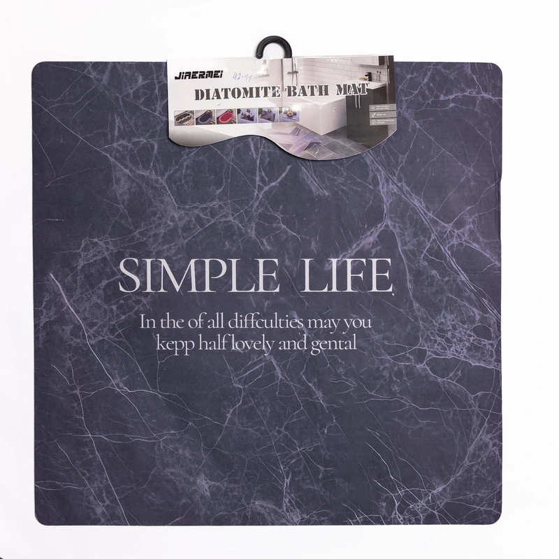 Килимок для ванної кімнати Simple Life 58*58 см діатомітовий HP-42-11 — фото 3