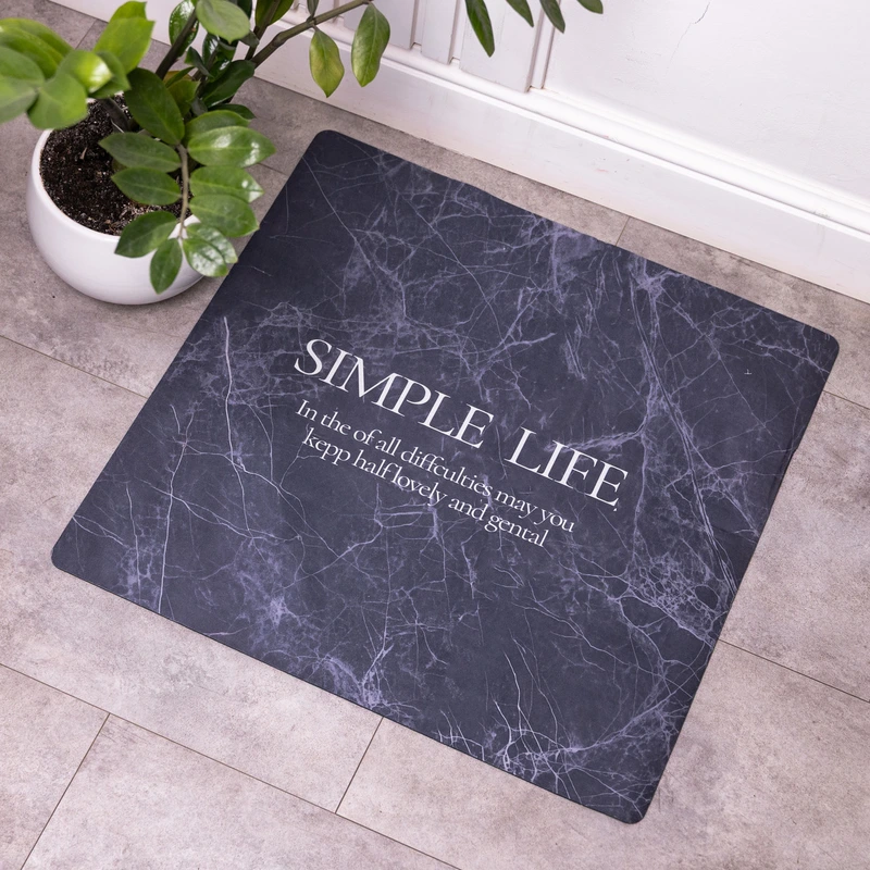 Килимок для ванної кімнати Simple Life 58*58 см діатомітовий HP-42-11 — фото 4