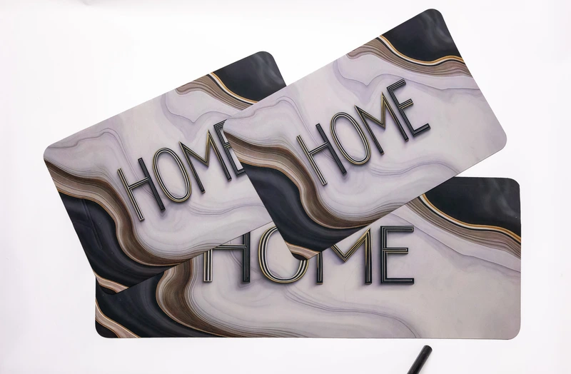 Набір килимків для підлоги 3 штуки діатомітових 38*58 см/2 по 38*98 см HP-42-53