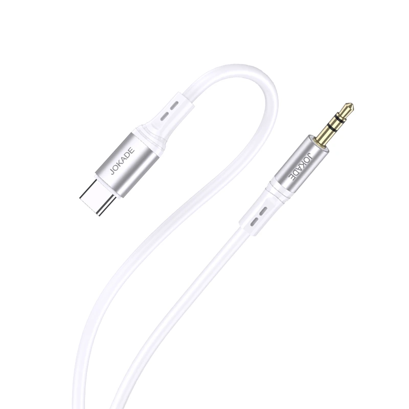 AUX кабель Jokade JA106 3.5мм – Type-C-білий