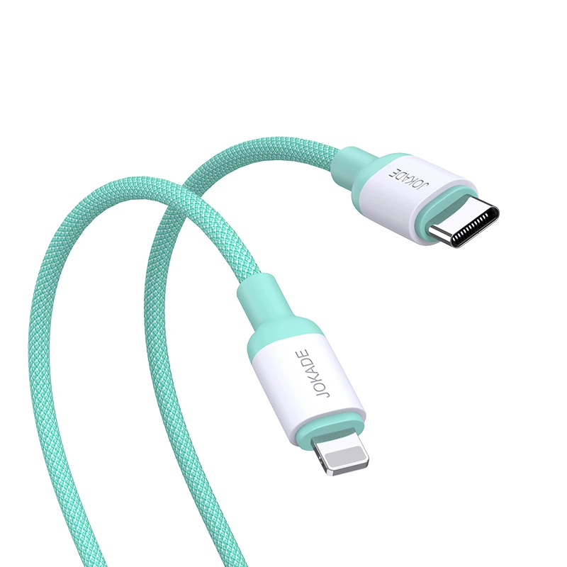 Кабель Jokade JA014 PD Type-C – Lightning 20W/1м- зелений