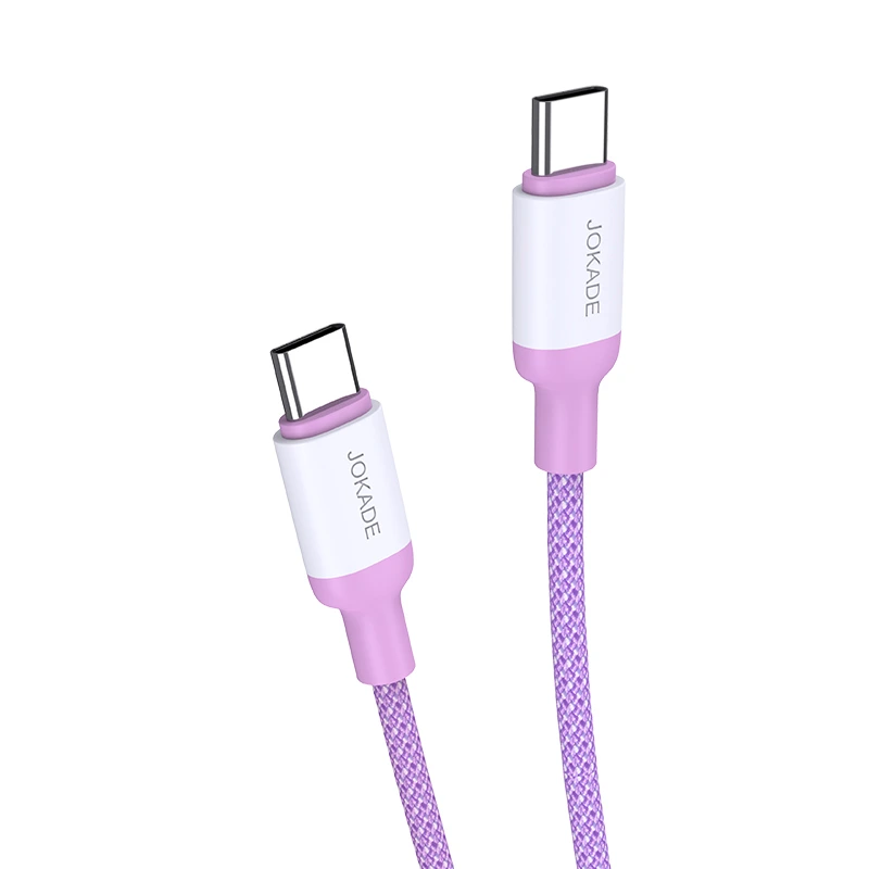 Кабель Jokade JA014 PD Type-C – Type-C 100W/1м- фіолетовий