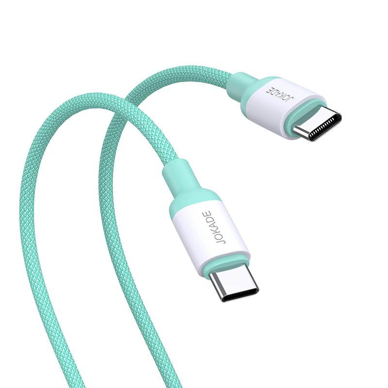 Кабель Jokade JA014 PD Type-C – Type-C 100W/1м- зелений