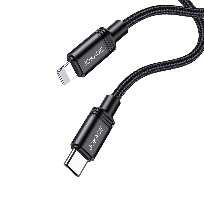 Кабель Jokade JA034 PD Type-C – Lightning 30W/1м- чорний