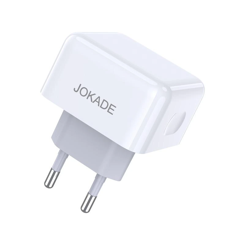 Мережевий зарядний пристрій Jokade JB039 (2USB-C/40W)- білий