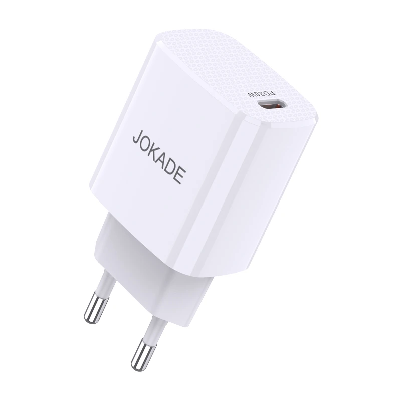 Мережевий зарядний пристрій Jokade JB043 (USB-C/PD20W)- білий