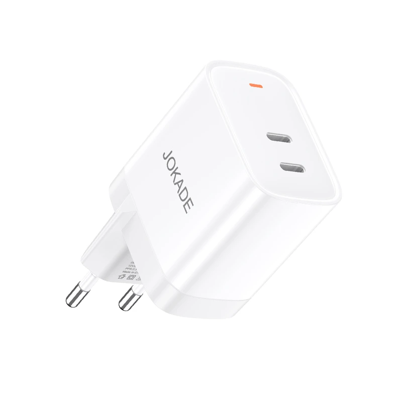 Мережевий зарядний пристрій Jokade JB083 (2USB-C/30W)- білий