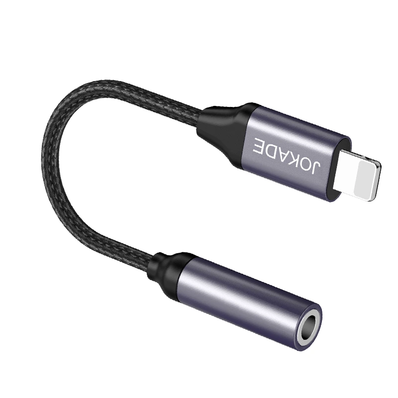 Перехідник Jokade JC001 AUX – Lightning- чорний