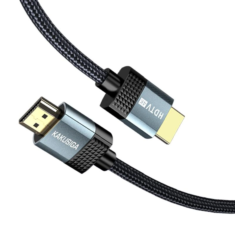 Кабель HDMI – HDMI 4K Kakusiga KSC-983 HDTV 2.0 (3м)- чорний
