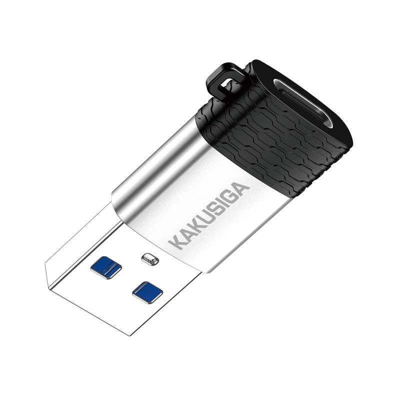 Перехідник Kakusiga KSC-1421 USB Male -  Type-C Female- чорний